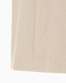 Curved Dart I-line Skirt - beige