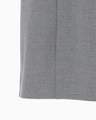 Curved Dart I-line Skirt - grey
