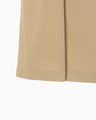 Cording Embroidery Detailed I-line Skirt - beige