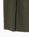 Cotton High Waisted Work Skirt - khaki