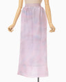 Triple-Layer Aurora-Dyed Skirt - pink