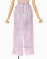 Triple-Layer Aurora-Dyed Skirt - pink