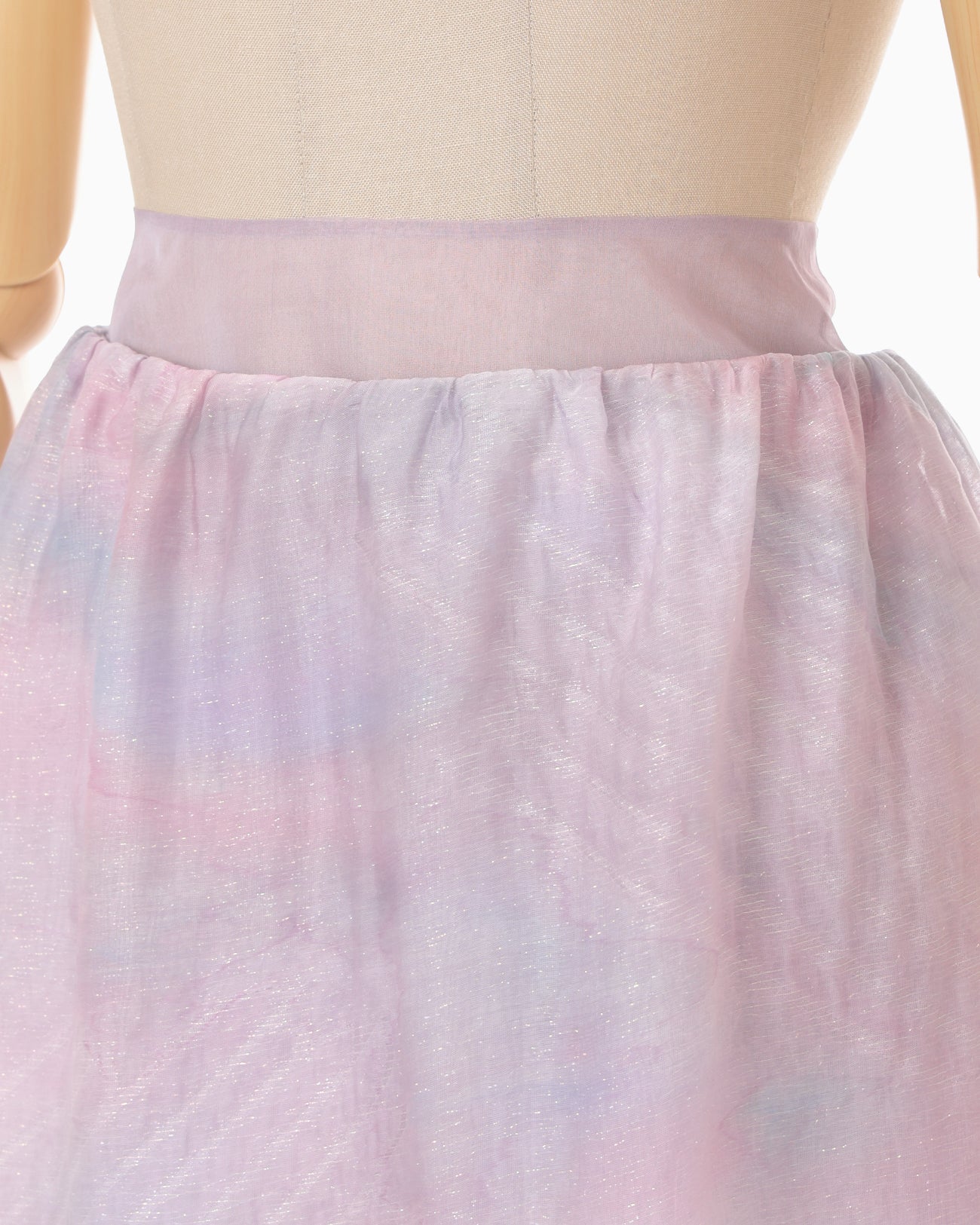 Triple-Layer Aurora-Dyed Skirt - pink - Mame Kurogouchi