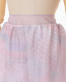 Triple-Layer Aurora-Dyed Skirt - pink