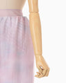 Triple-Layer Aurora-Dyed Skirt - pink
