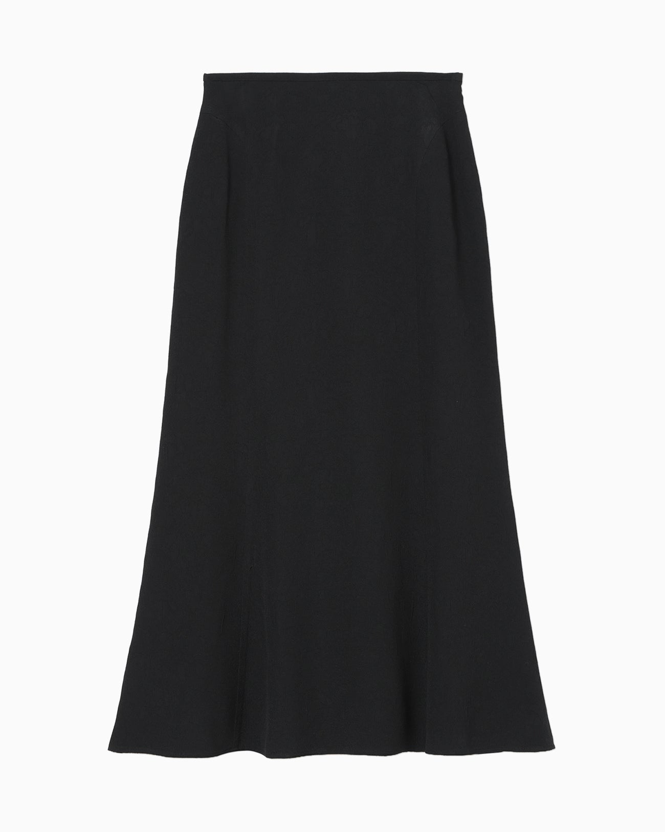 Puffed Floral Jacquard Skirt - black - Mame Kurogouchi