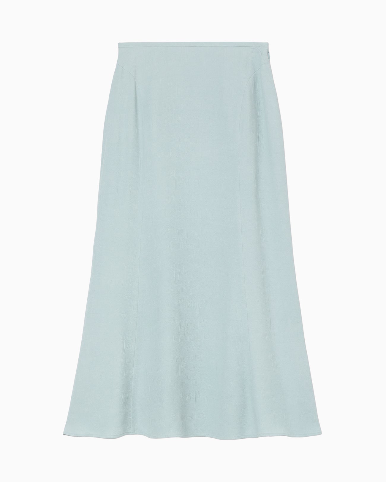 Puffed Floral Jacquard Skirt - blue - Mame Kurogouchi