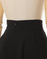 Raschel Lace Layered Skirt - black