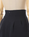 Raschel Lace Layered Skirt - navy