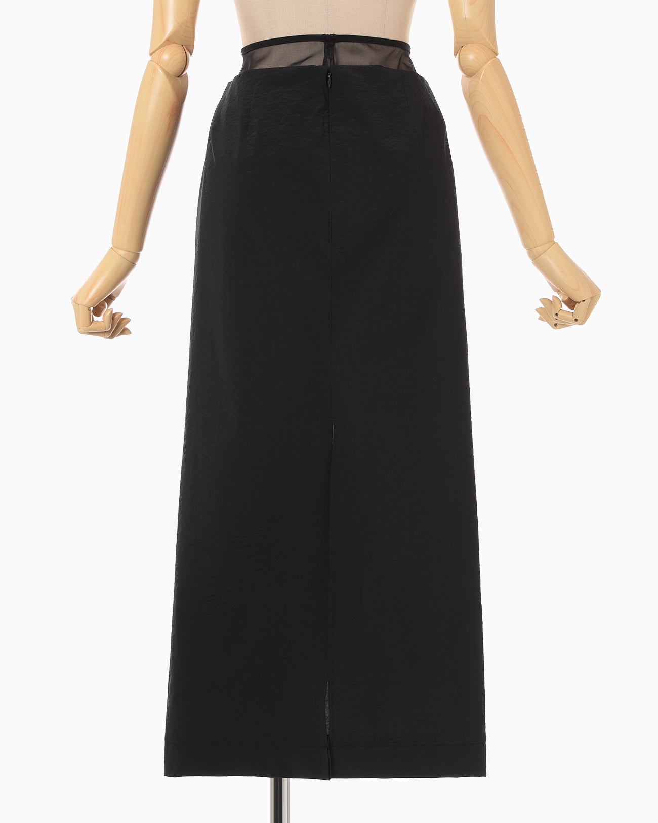 Stretch Beaded Detail Skirt - black - Mame Kurogouchi