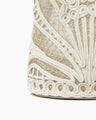 Cording Embroidery Bucket Bag - beige