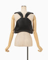 Yama Leather Vest - black