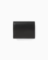 Monogram Trifold Leather Wallet - black
