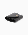 Monogram Trifold Leather Wallet - black