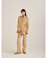 Wool Gabardine Jacket - beige