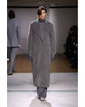 Beaver Finished Alpaca Wool Chester Coat - grey