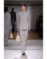 Leather Dress Gloves - grey