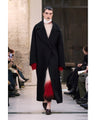 Wool Arupaka Long Cort - black
