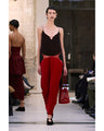 Velvet Ballet Shoes - red