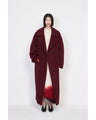 Fur Knitted Dress - white