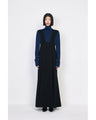 Wool Venetian Flare Dress - navy