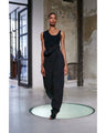 Asymmetric Neck Knitted Sleeveless Top - light green