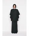 Double Jersey Over Sized Top - black