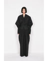 Micro Pleats Round Silhousette Skirt - black