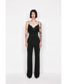 Embroidered Camisole Top - black