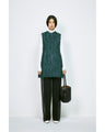All-Over-Fringe Vest - green