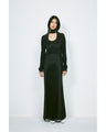 Wool Wuffle Dress - black