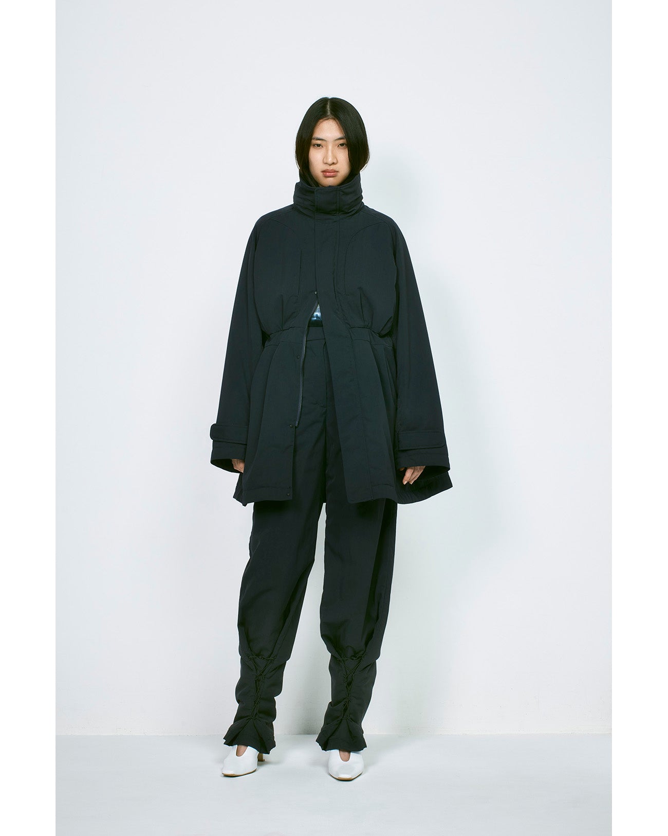 Gradation Shibori Dyed Top - navy - Mame Kurogouchi