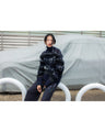 Landscape Embroidery Sweat Trousers - navy