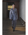 Wool Nylon Shimmering Trousers - grey