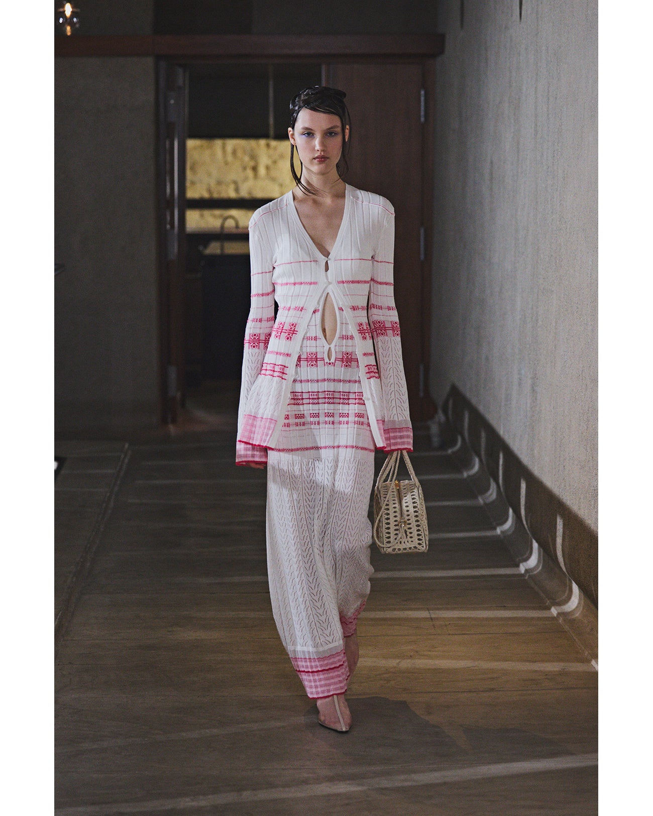 Lamp Shaped Knit Dress - black - Mame Kurogouchi