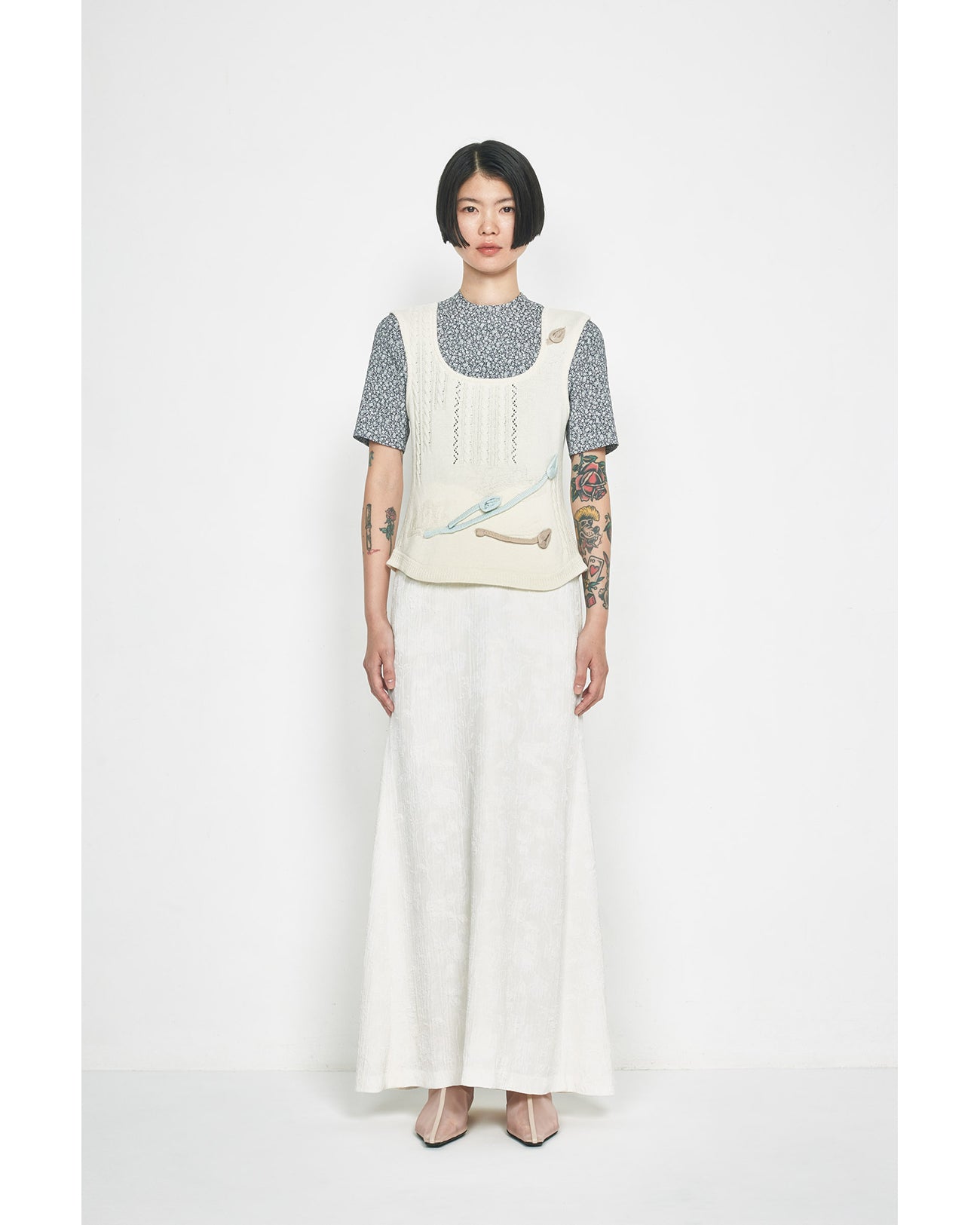 mame kurogouchi ノースリーブトップス 26SS】Mame Kurogouchi マメ
