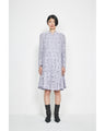 Raschel Lace Flare Dress - purple