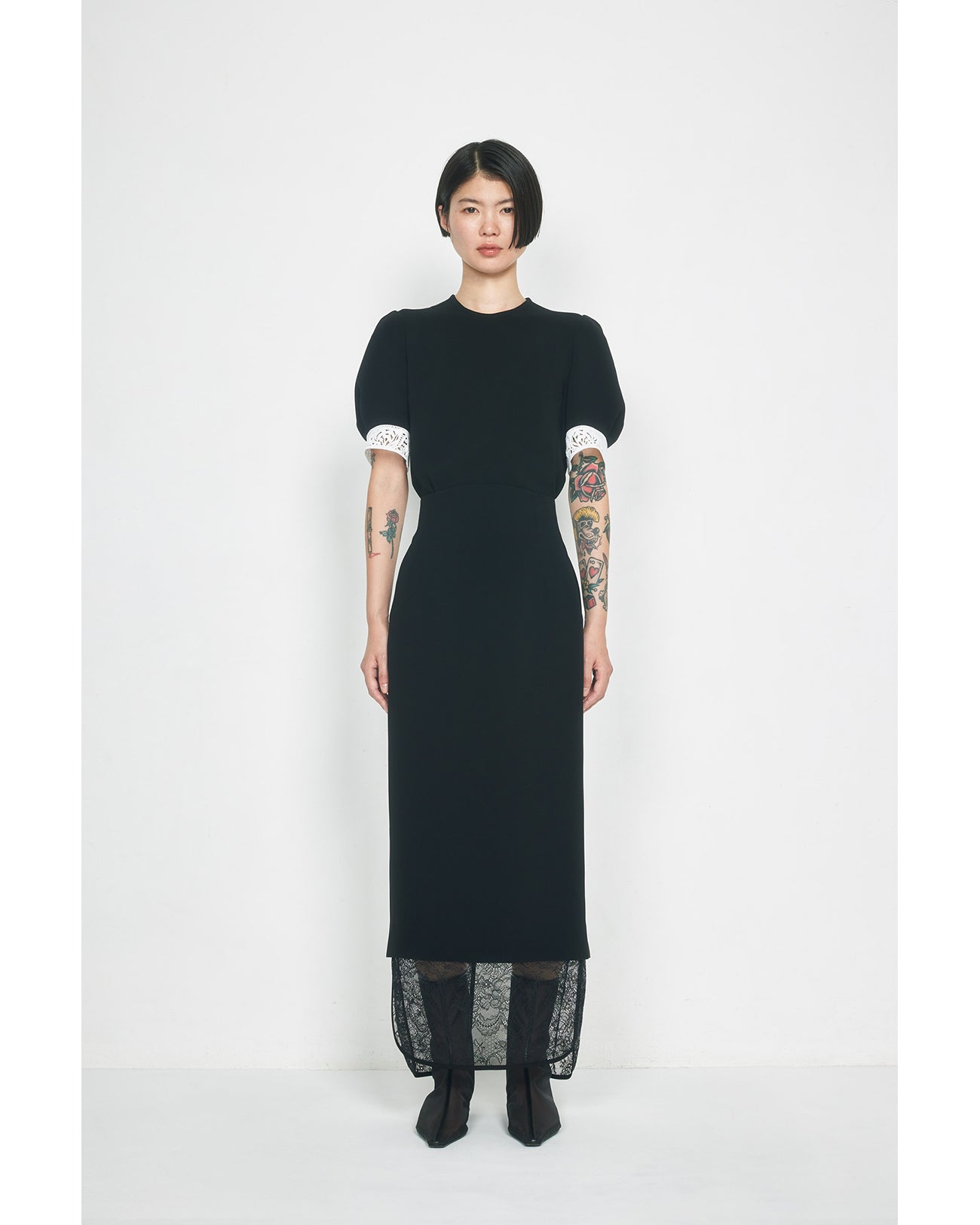 見縫 nanamica / Garment Dyed Border Pk Tee