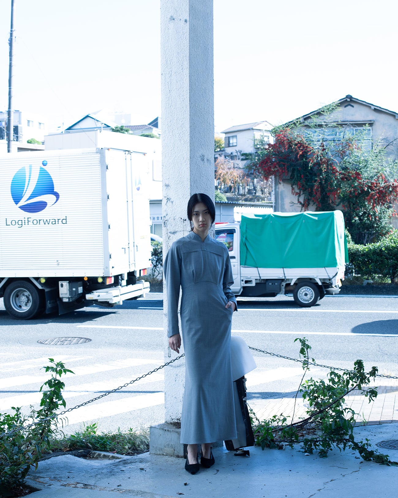 メメル様用°・*:.。.☆ Tucked Waist Flared Dress - beige - Mame Kurogouchi