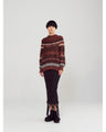 Bamboo Basket Pattern Knitted Top - mint green