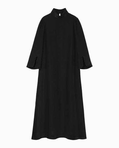 11 Basic Silk Open Back Dress