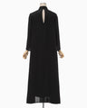 11 Basic Silk Open Back Dress