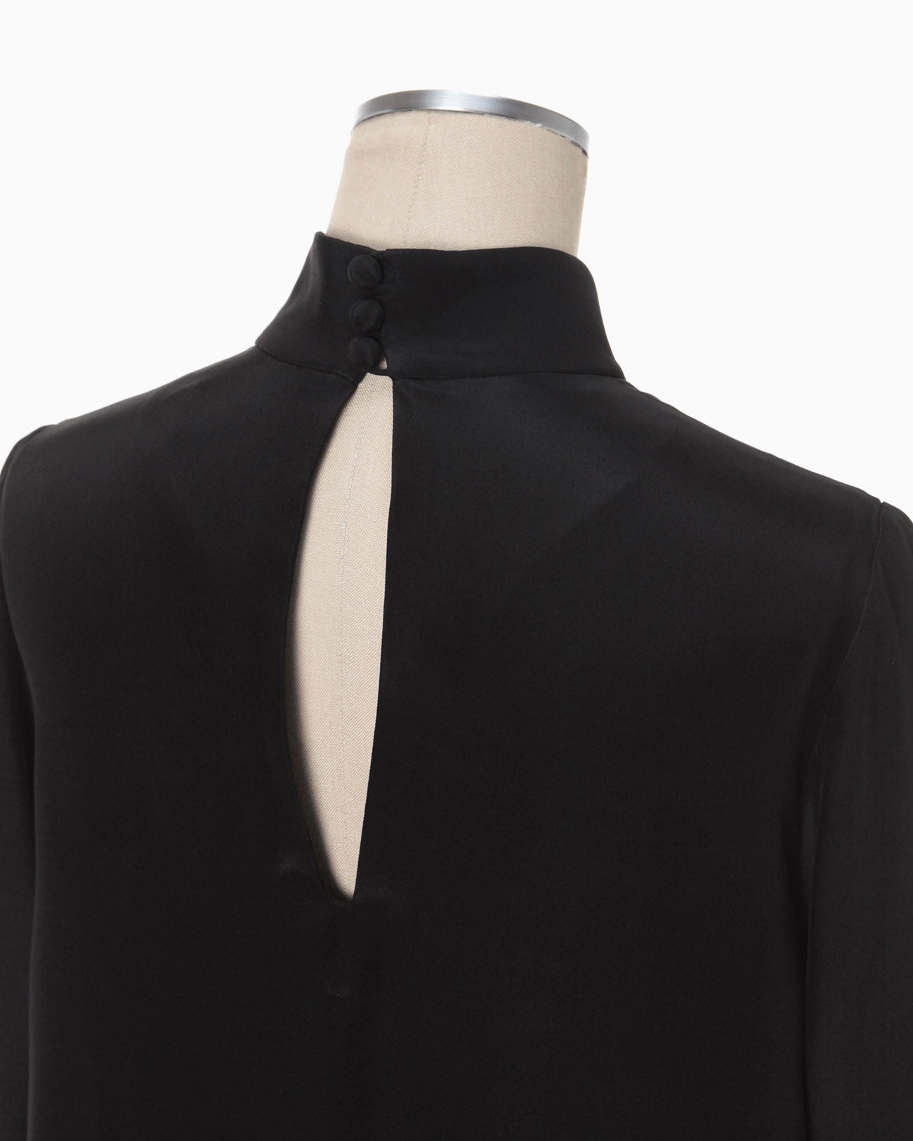 11 Basic Silk Open Back Dress