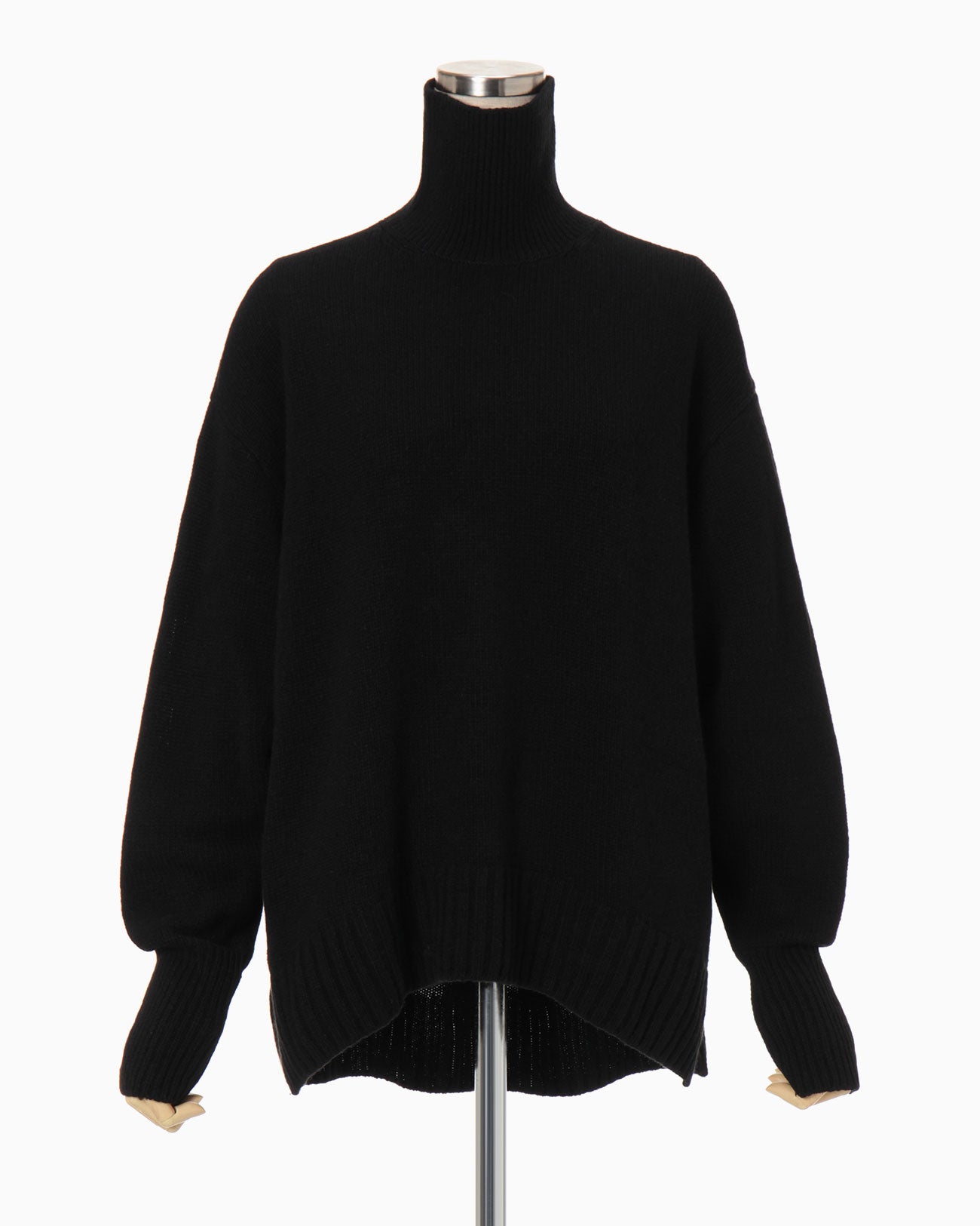 Basic Cashmere High Neck Knit Top   Mame Kurogouchi