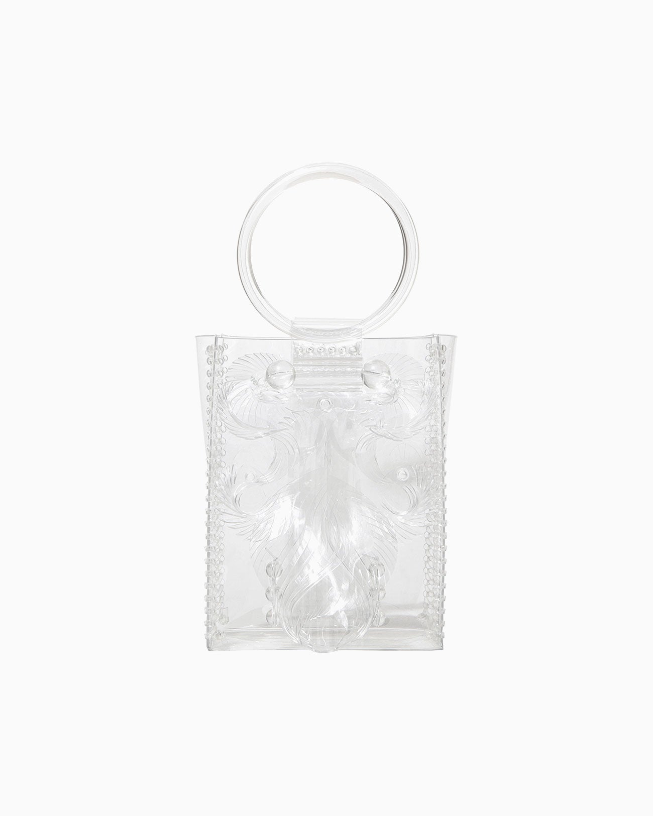 Transparent Sculptural Mini Handbag