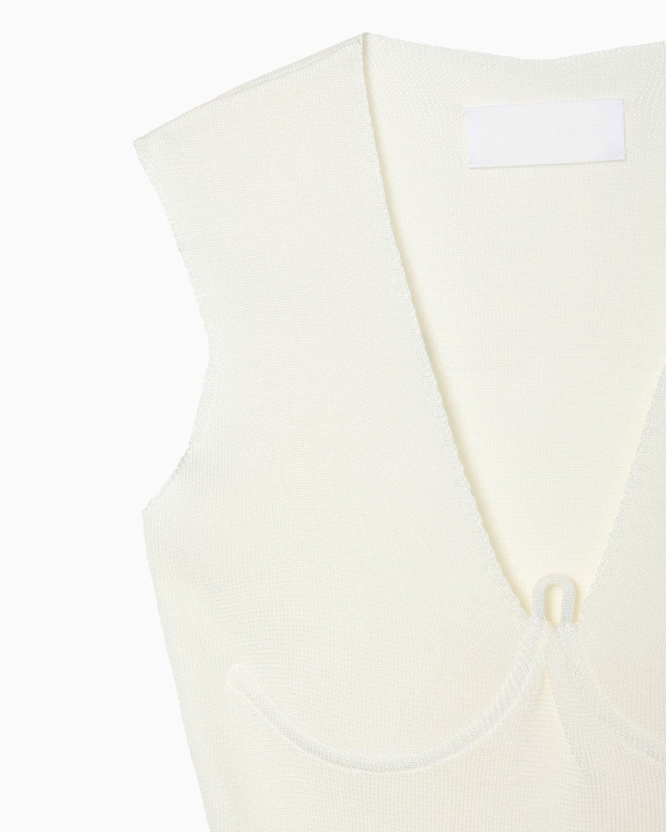 Knitted Bodysuit - white