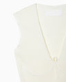 Knitted Bodysuit - white