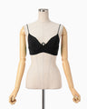 Knitted Bra Top - black