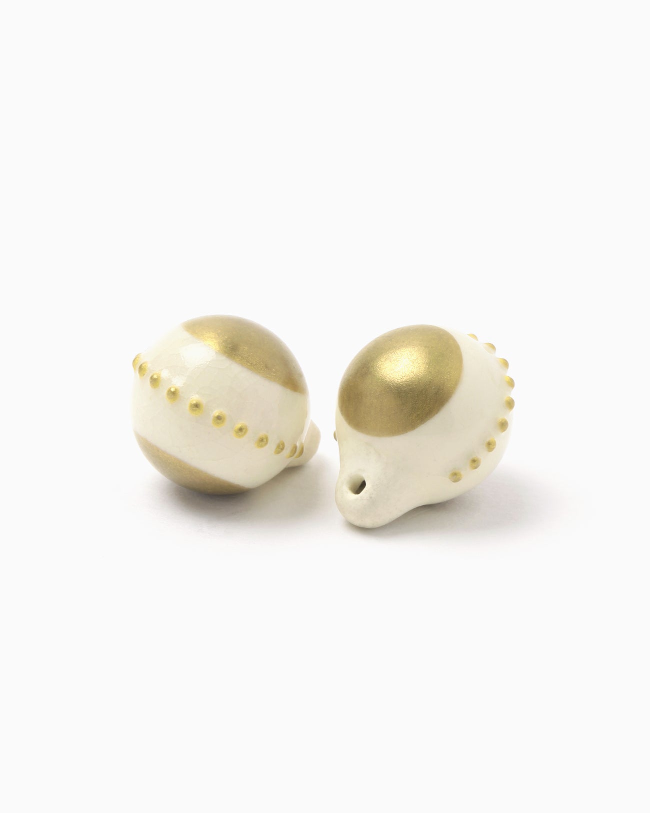 CHIN JUKAN POTTERY × Mame Kurogouchi Ceramic Button - shizuku