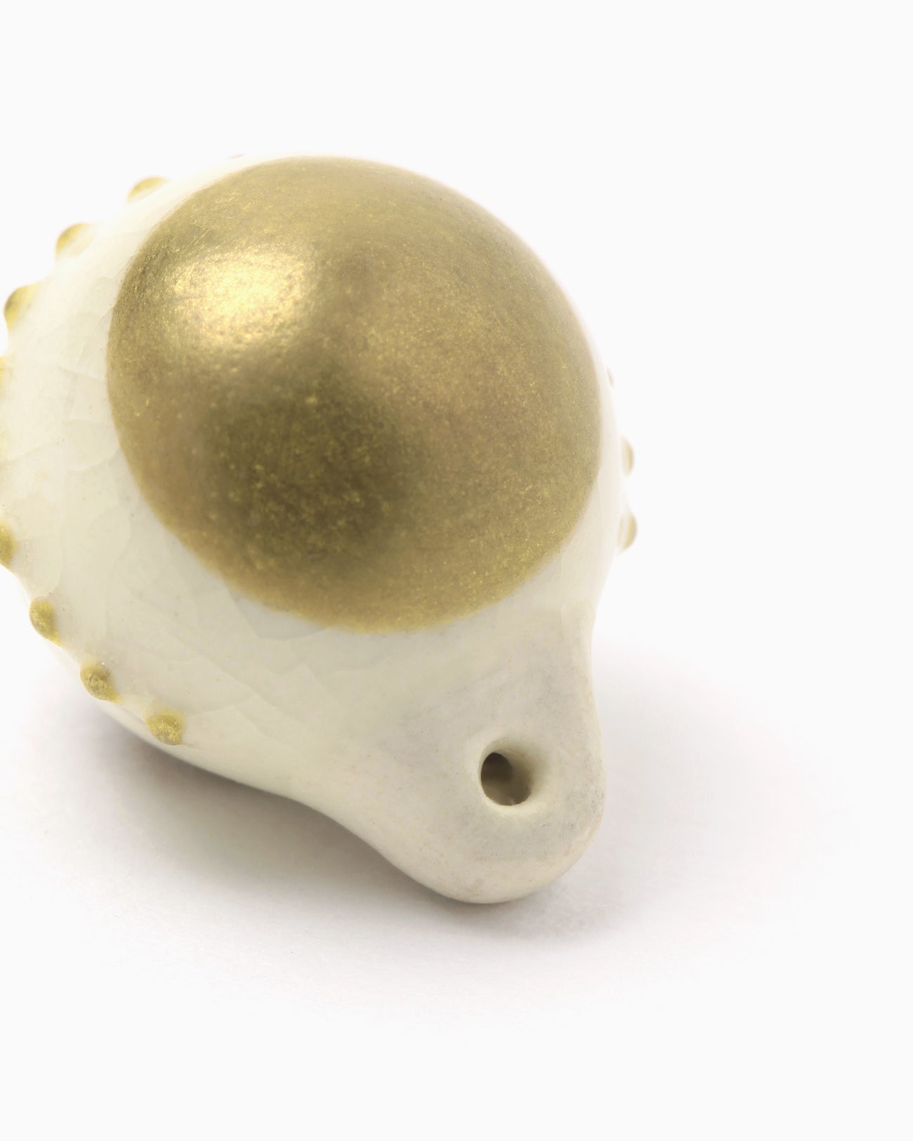 CHIN JUKAN POTTERY × Mame Kurogouchi Ceramic Button - shizuku